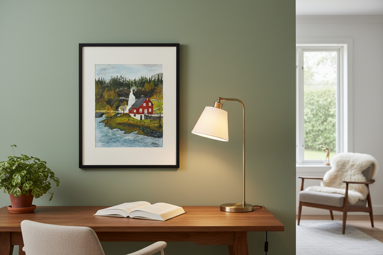 Norwegian Red House – Home Office